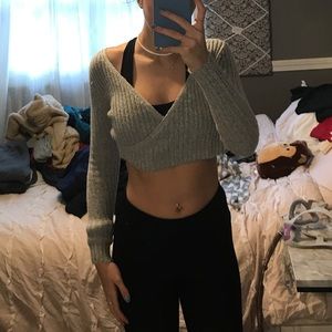 Cropped sweater